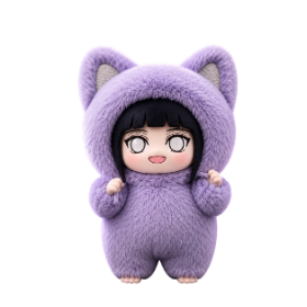 Hinata cat-costume plush Hinata cat-costume plush