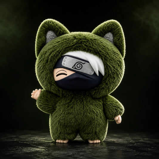 Kakashi Hatake Plush Figure — Cat Costume | Hidden Leaf Legends Vol.3