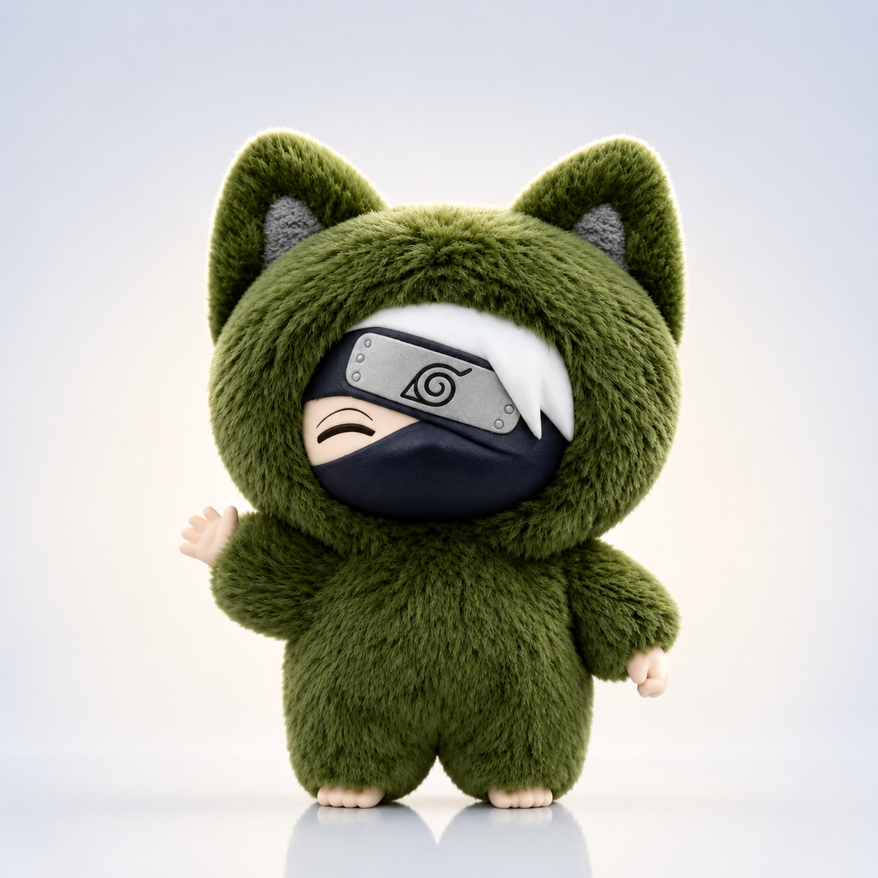 Kakashi Hatake Plush Figure — Cat Costume | Hidden Leaf Legends Vol.3
