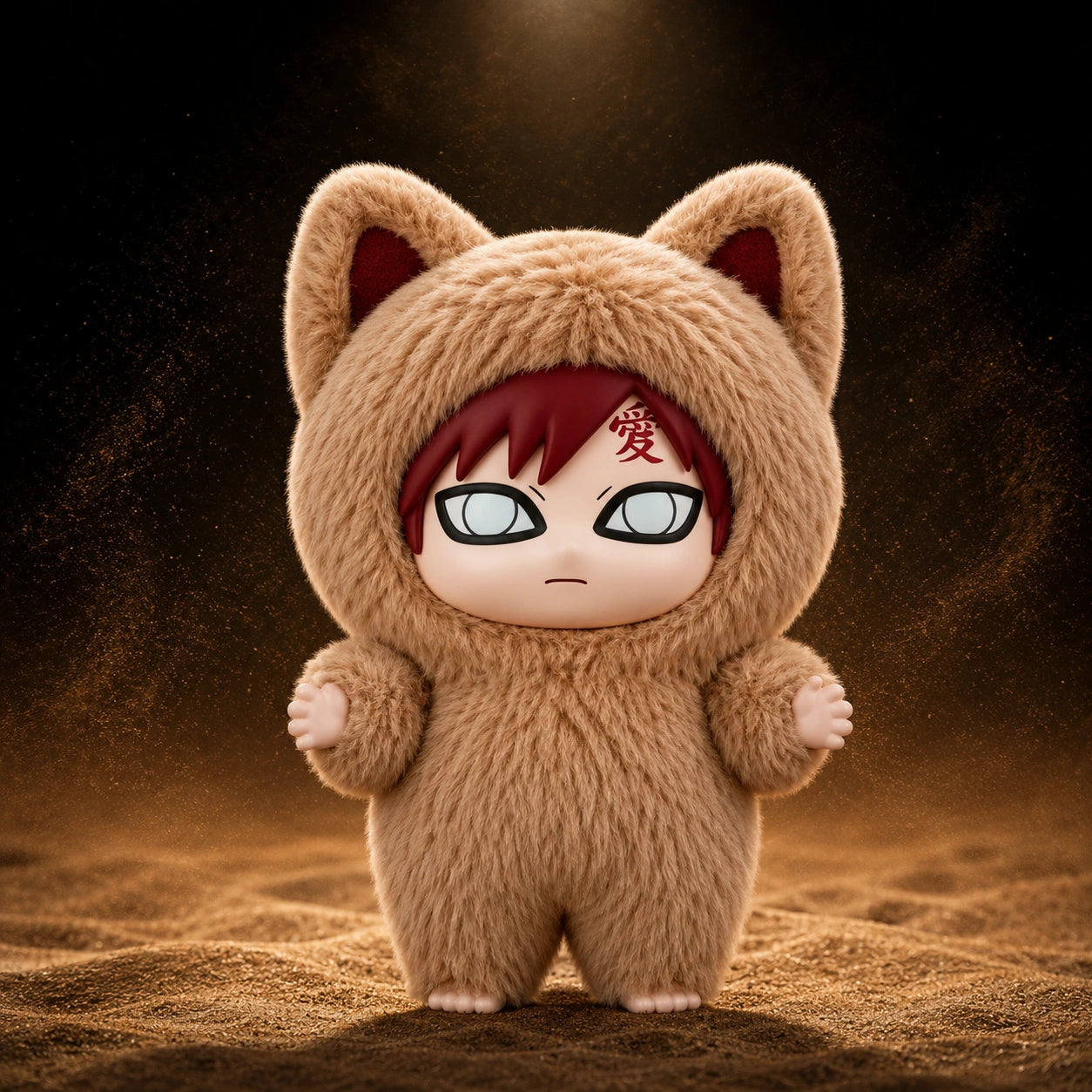 Gaara of the Sand Plush Figure — Cat Costume | Hidden Leaf Legends Vol.3