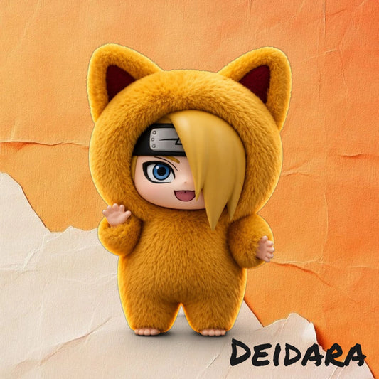 Deidara Cat Plush — Naruto Akatsuki | Hidden Leaf Legends Vol. 3