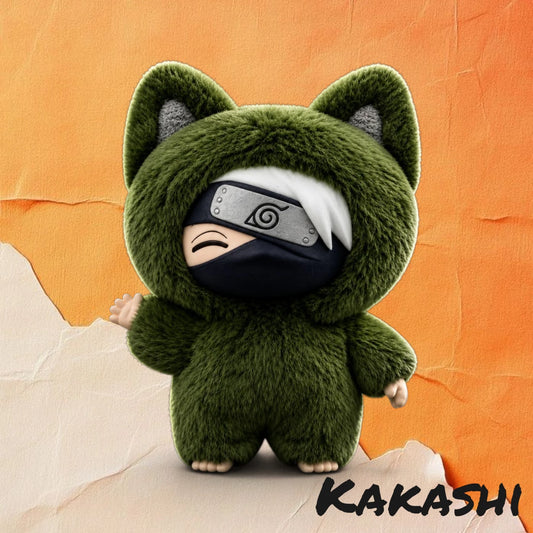 Kakashi Hatake Cat Plush — Naruto | Hidden Leaf Legends Vol. 3