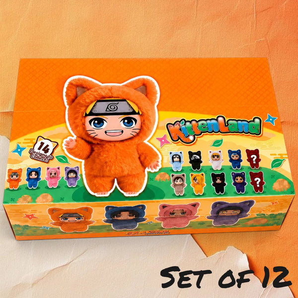 The Complete Twelve — 12 Naruto Cat Plush Set | Vol. 3 Drop
