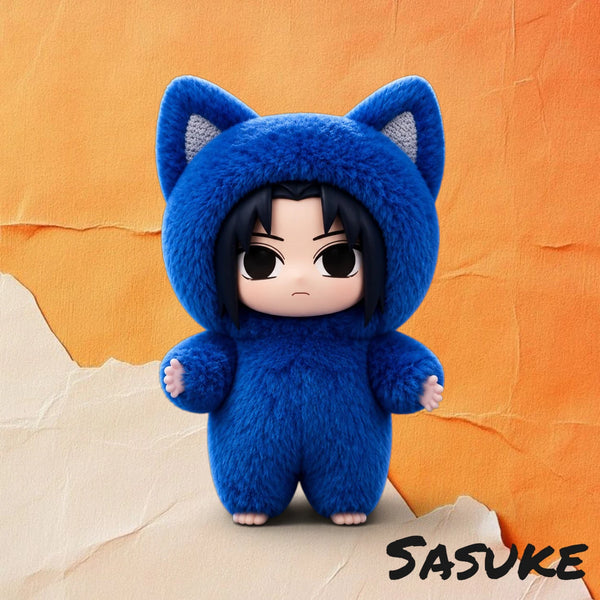 Sasuke Uchiha Cat Plush — Naruto | Hidden Leaf Legends Vol. 3