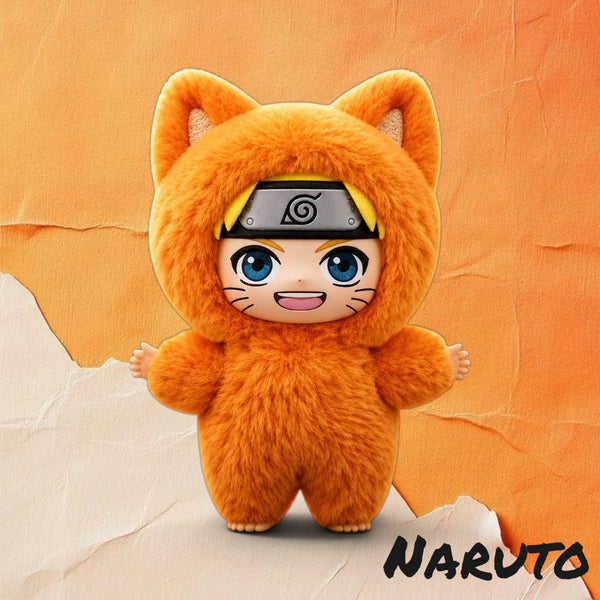 Naruto Uzumaki Cat Plush — Hidden Leaf Legends Vol. 3