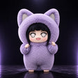 Hinata Hyuga Plush Figure — Cat Costume | Hidden Leaf Legends Vol.3