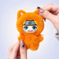 Naruto cat plush — detail view