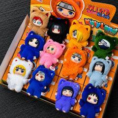 Hidden Leaf Legends Vol. 3 cat plush — group photo