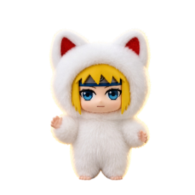 Minato cat-costume plush
